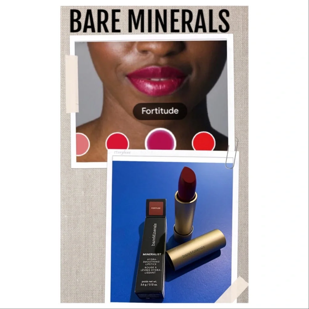 Flash Sale Bare Minerals Lipstick NIB MINERALIST LIPSTICK in FORTITUDE NIB